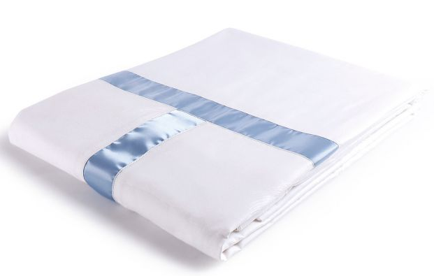 貢緞被套、雙排布帶(橫一豎一)