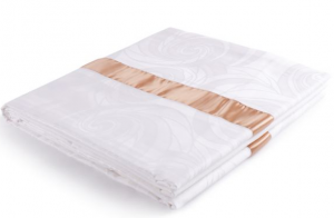 提花被套、單排豎向布帶