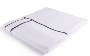 貢緞被套、三排織帶(橫一豎二)①